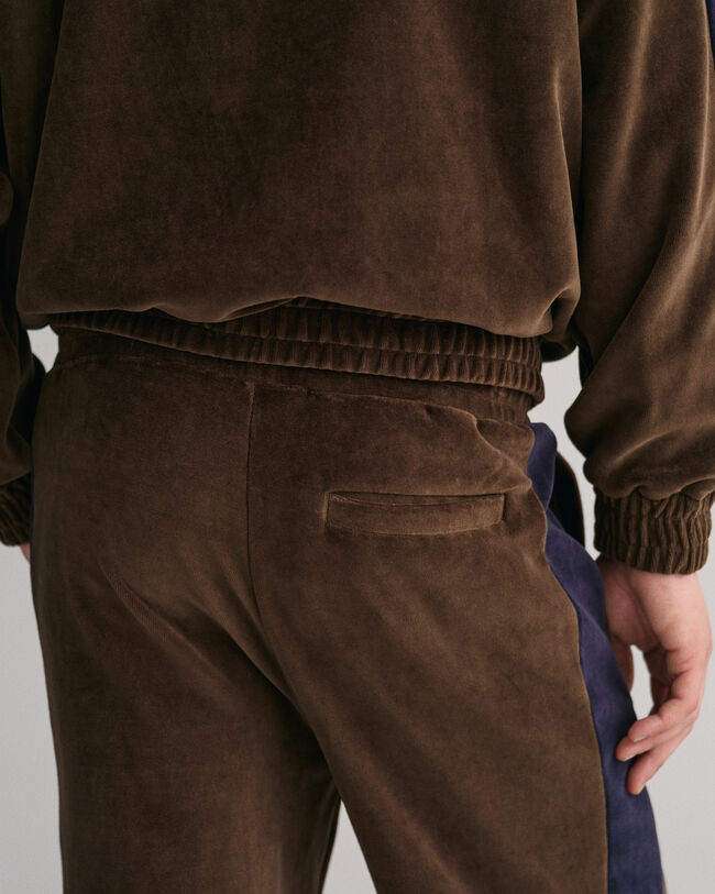 Pantaloni della tuta in velour