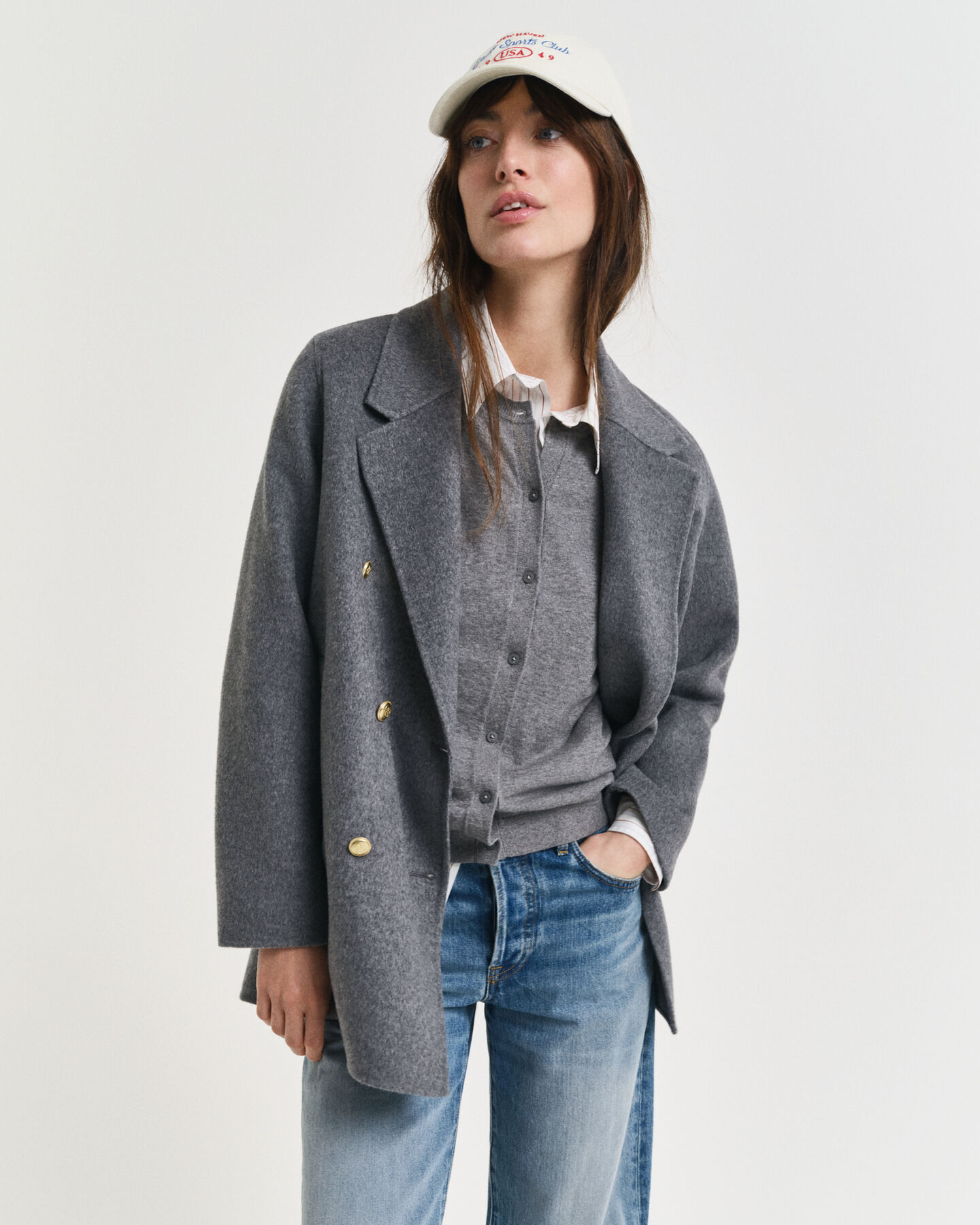 Giacca caban cucita a mano