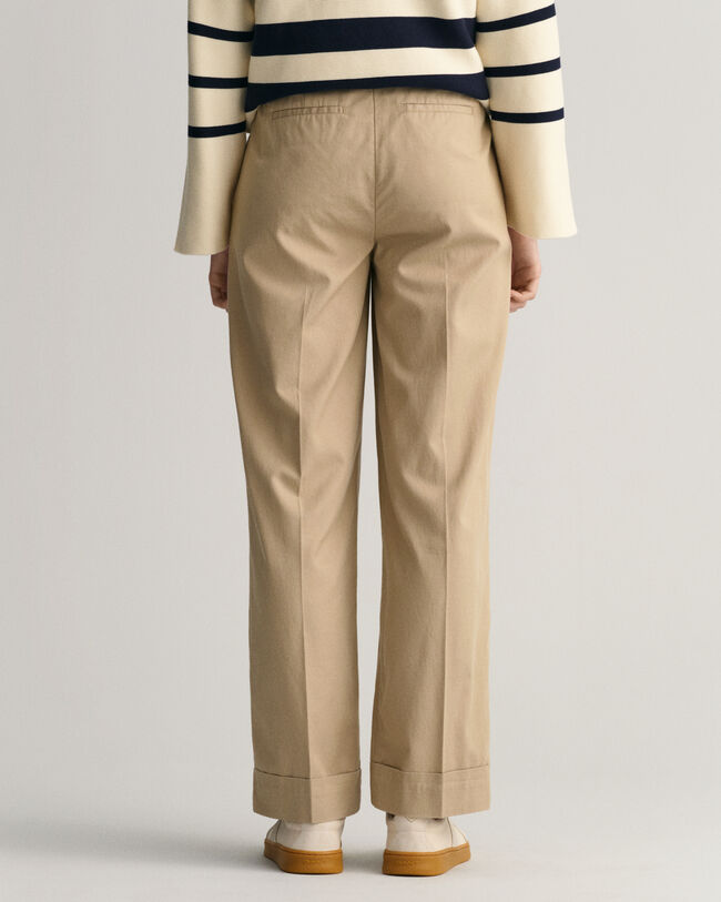 Pantaloni chino Turn-Up relaxed fit