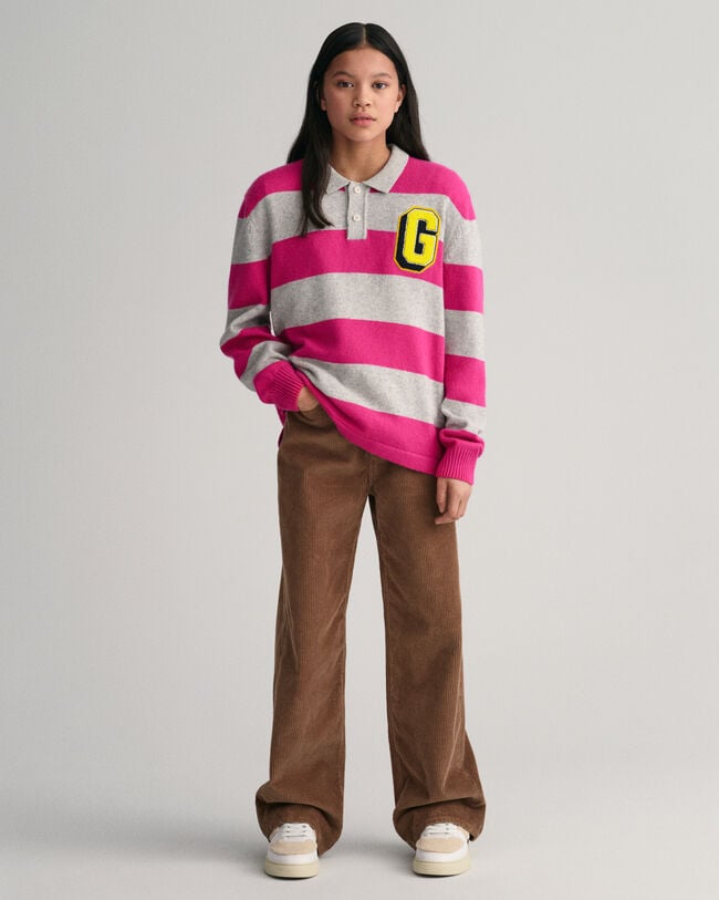 Pantaloni in velluto a coste e gamba larga Teen Girls