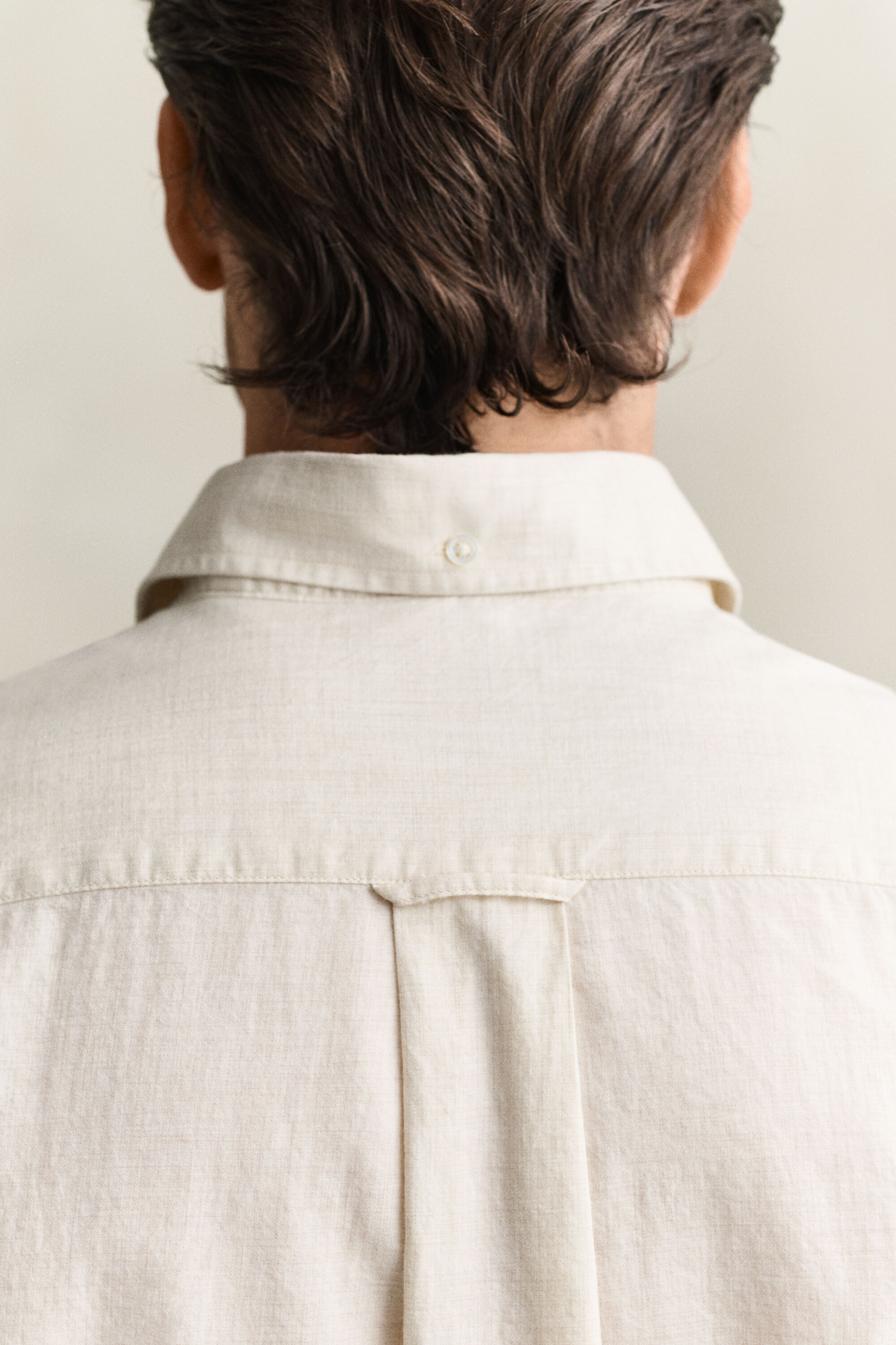 Camicia in cotone e cashmere