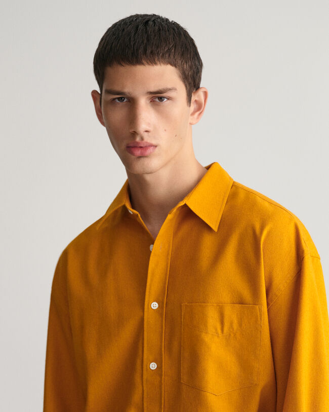 Camicia oversize in seta Wool Nepps