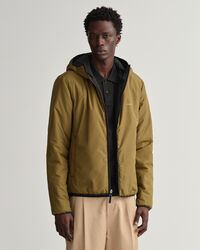 Giacca con cappuccio double-face