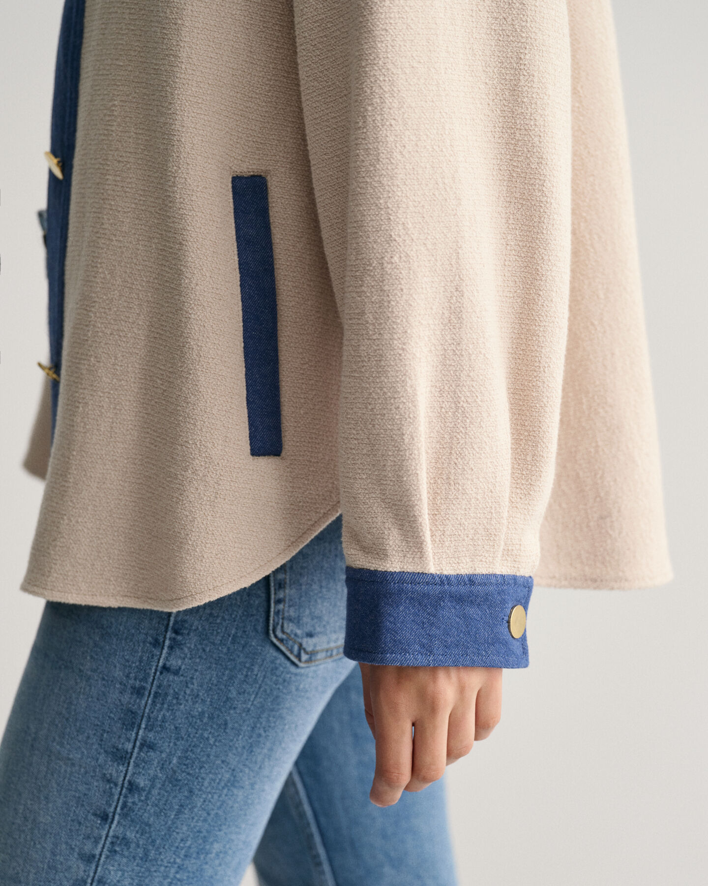 Camicia giacca testurizzata