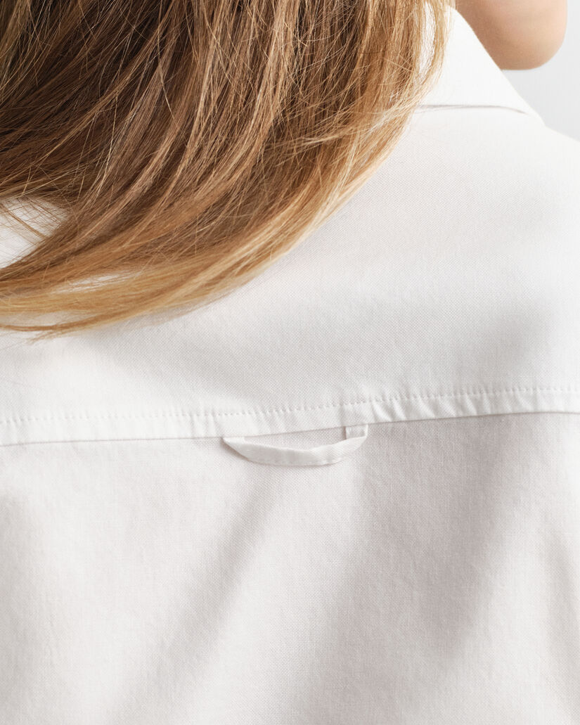 Camicia elasticizzata Oxford slim fit