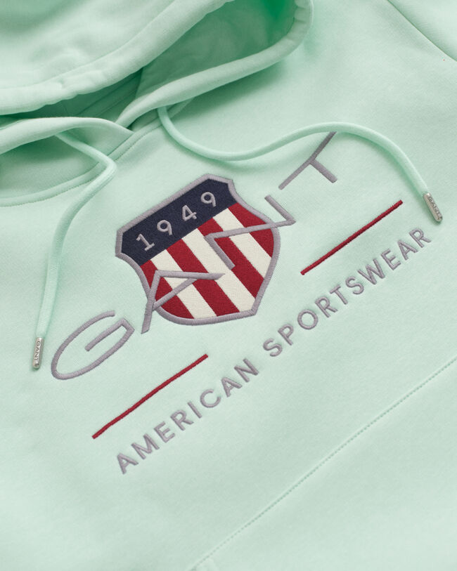 Felpa Archive Shield con cappuccio