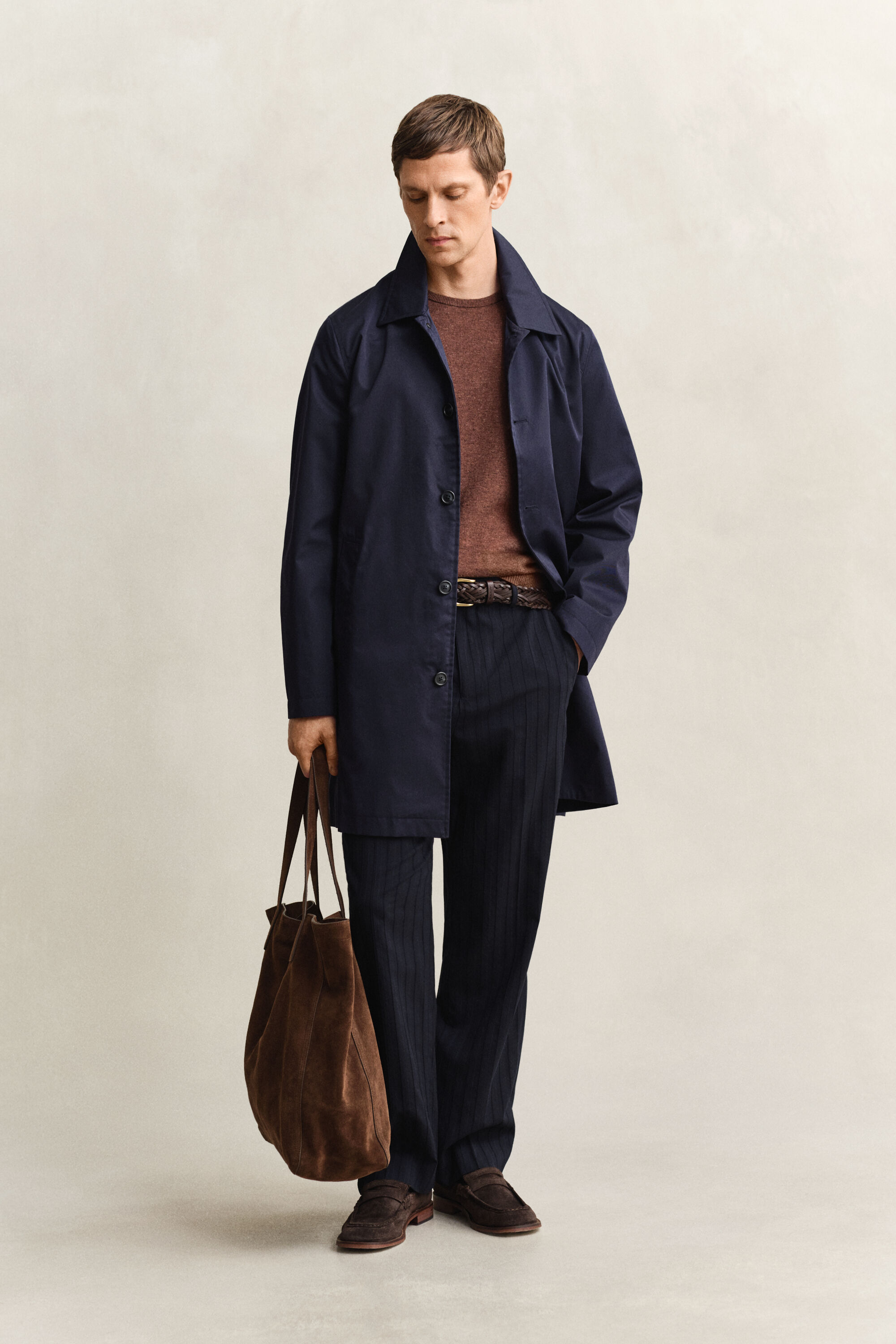 Impermeabile in misto cotone