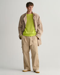 Maglia girocollo a trama aperta