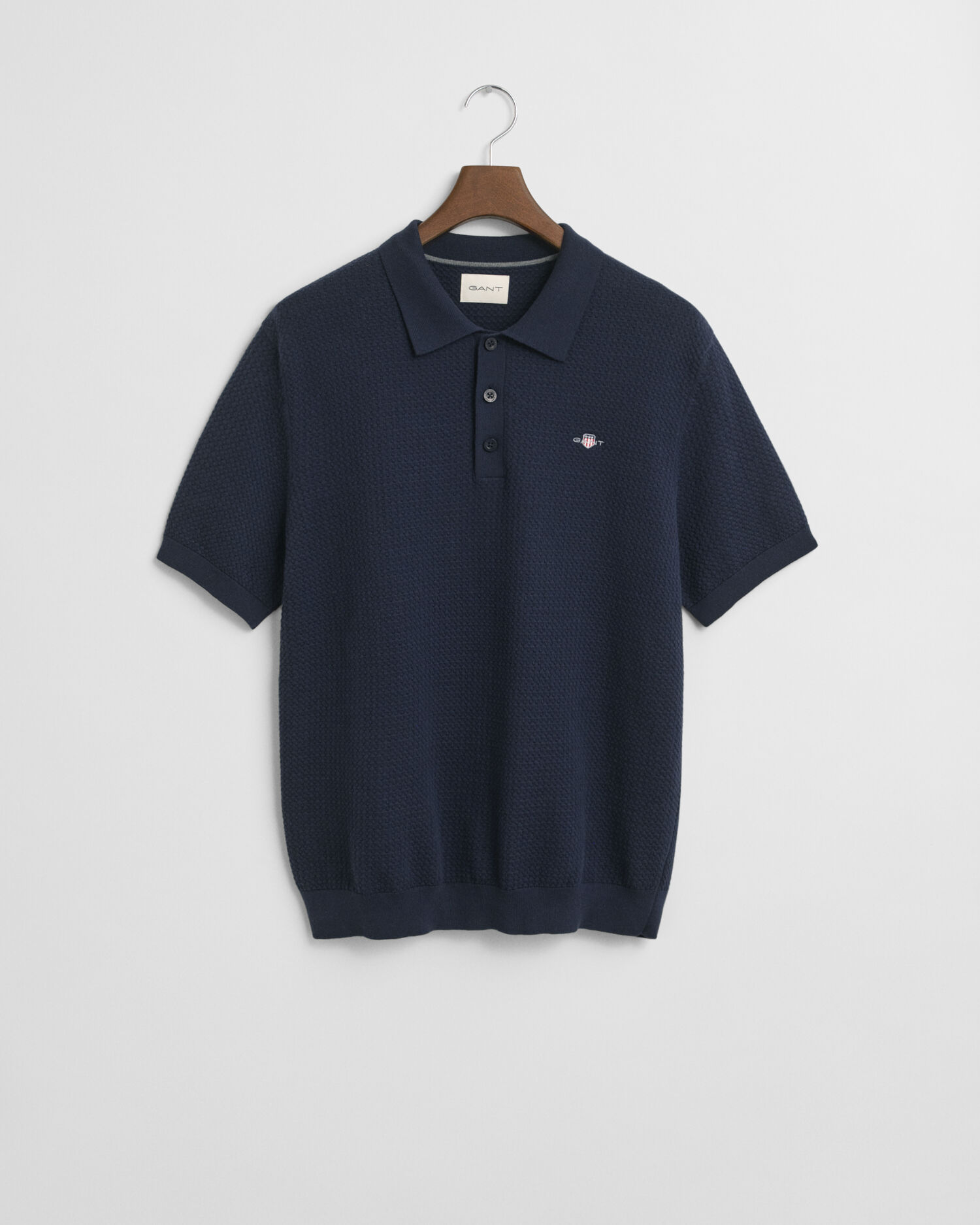 Polo in cotone Textured