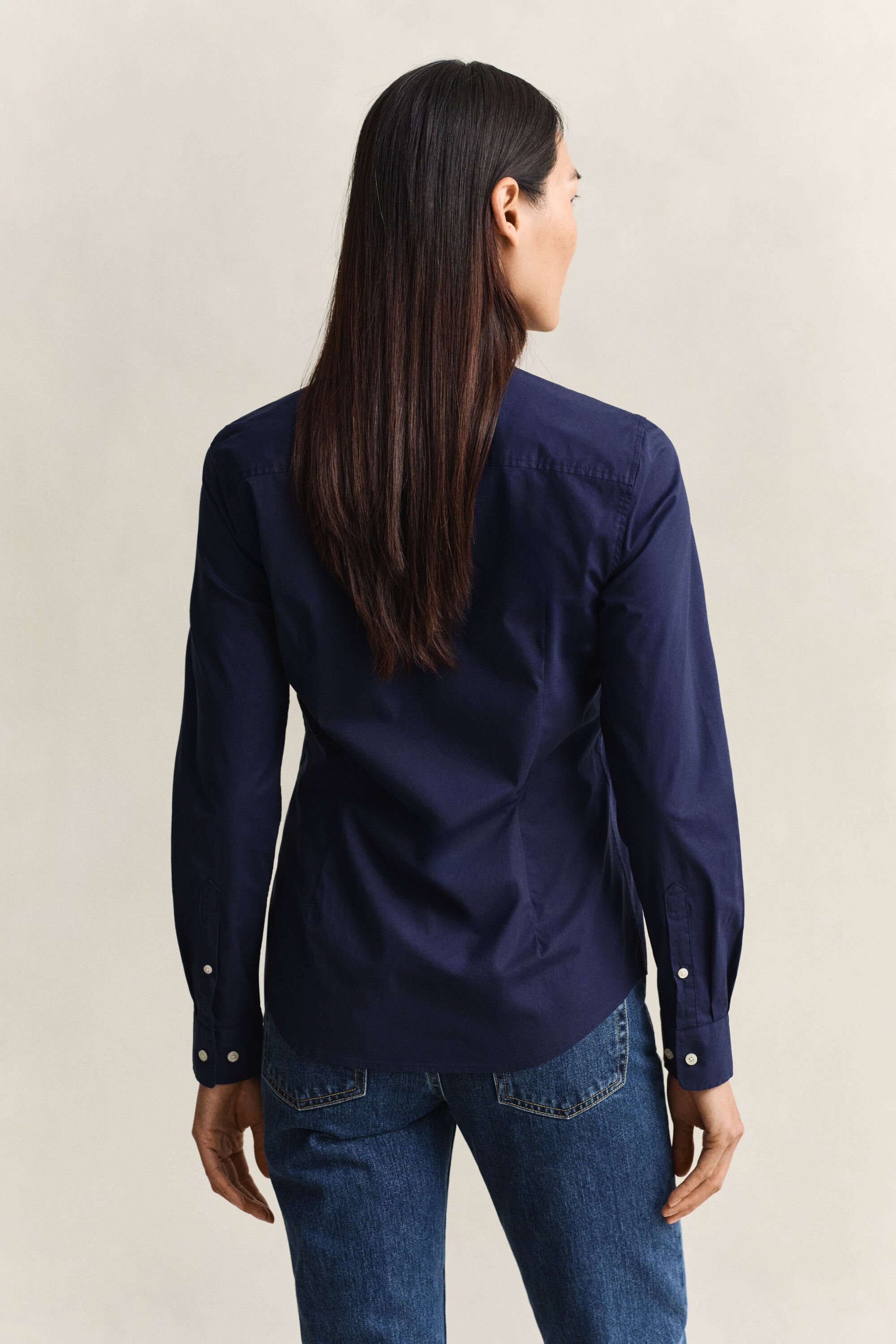 Camicia in popeline slim fit