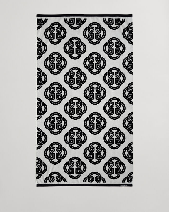 Telo mare con stampa Monogram