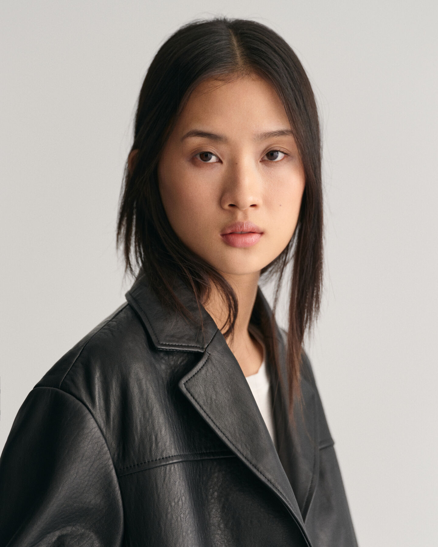 Giacca Blazer in pelle