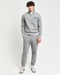 Pantaloni felpati con stampa piccola