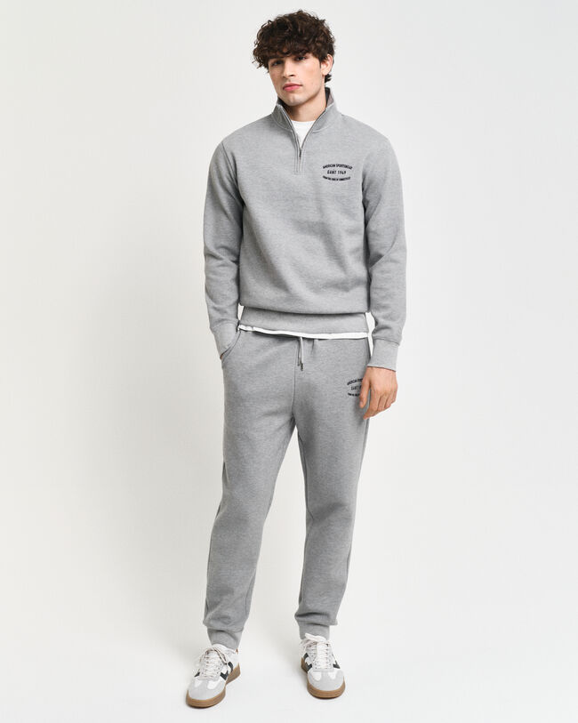 Pantaloni felpati con stampa piccola