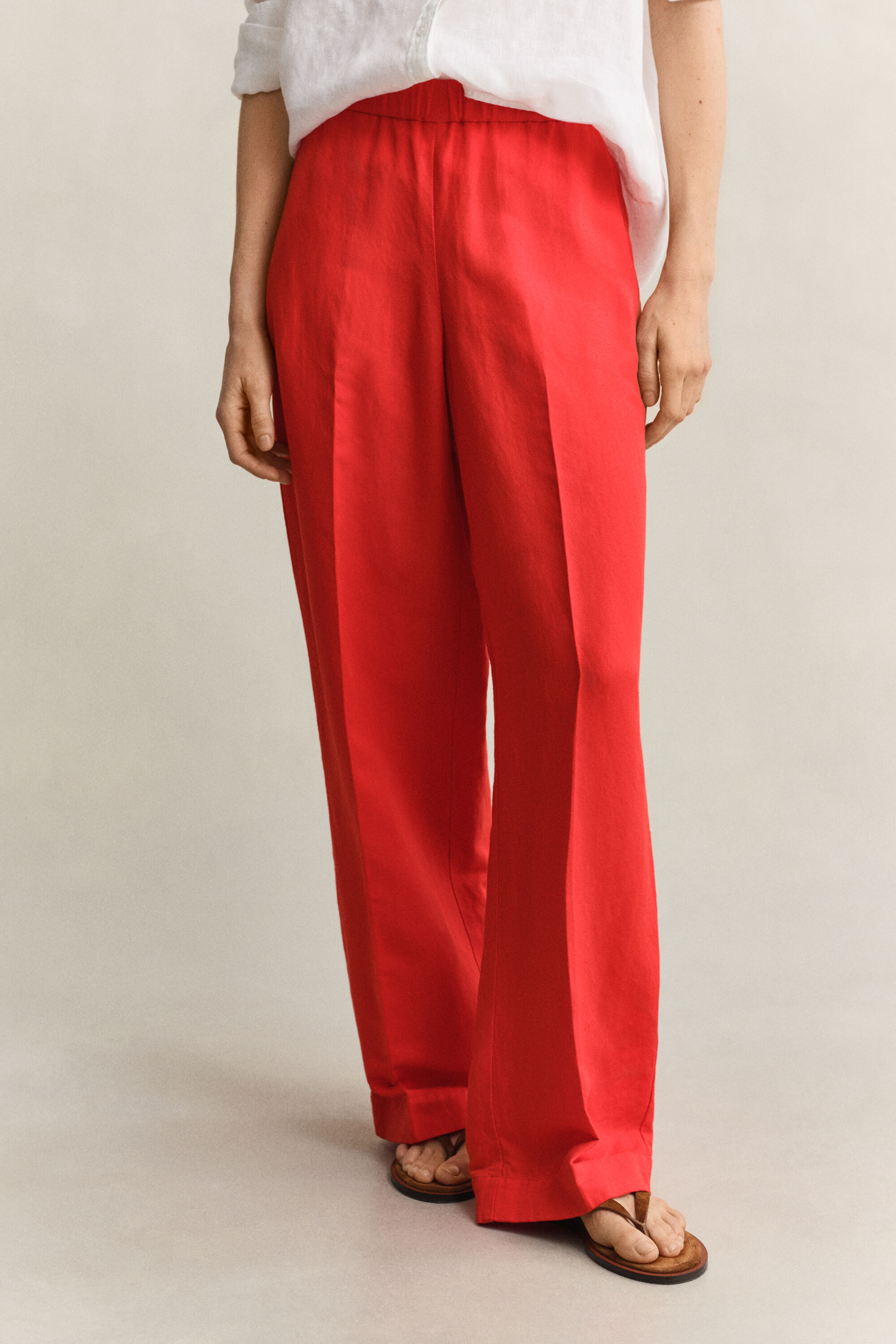 Pantaloni in misto lino