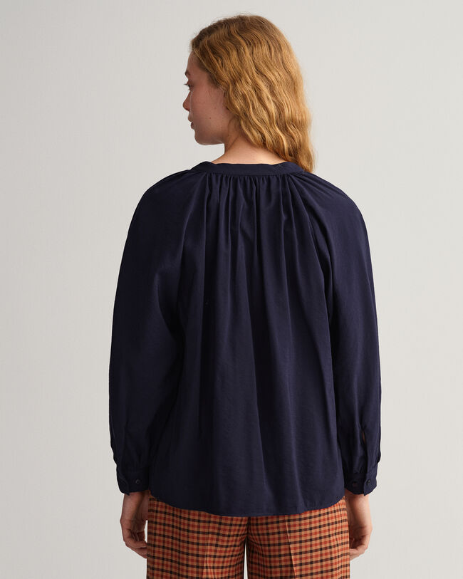 Camicetta con colletto alla coreana