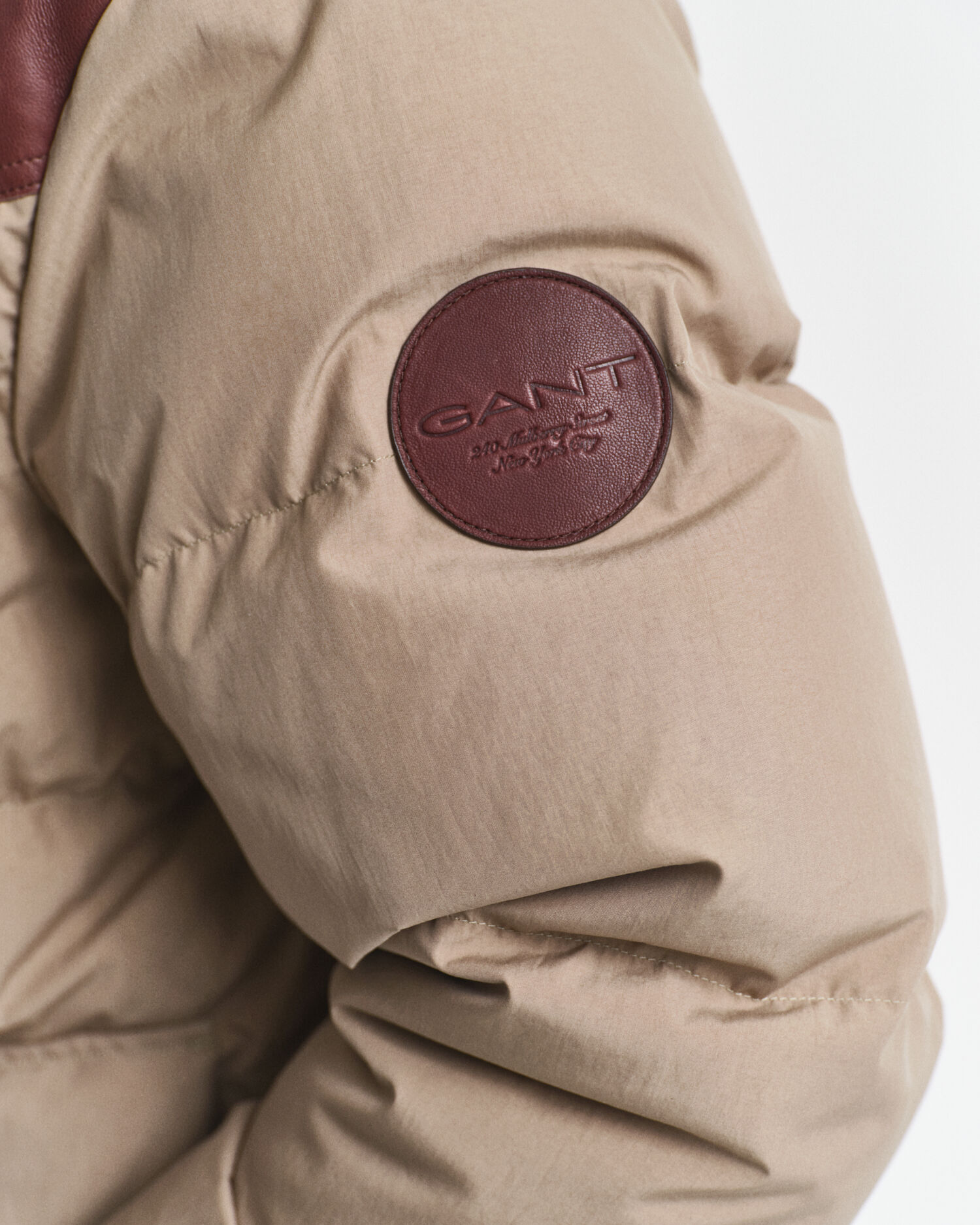 Parka in piumino d'oca in cotone