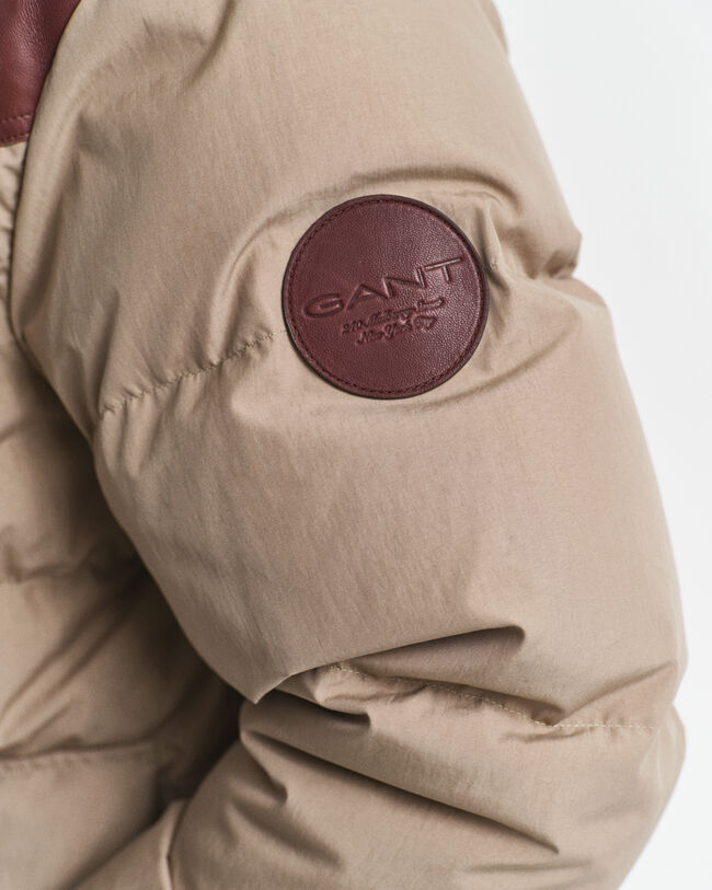 Parka in piumino d'oca in cotone