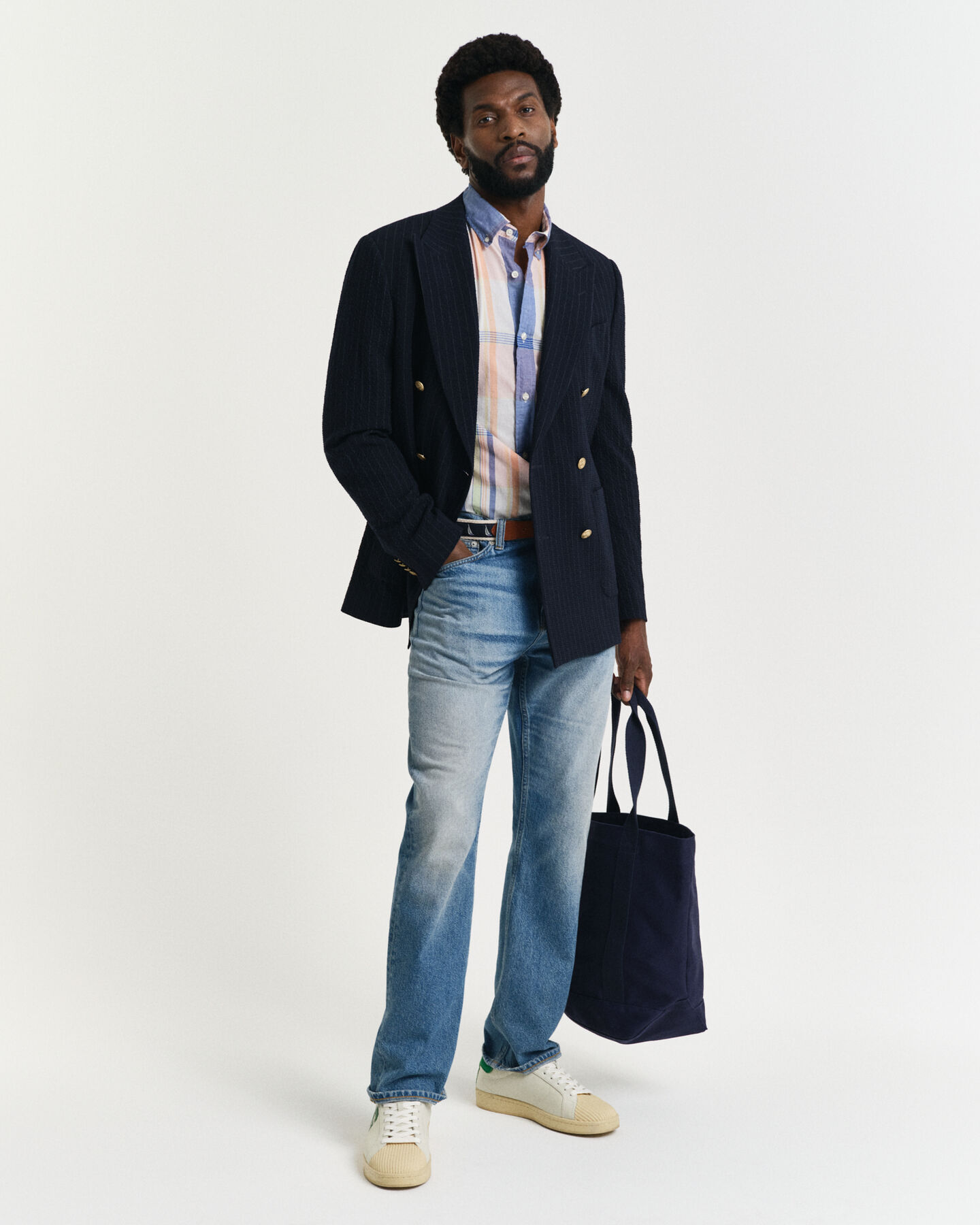 Camicia in madras indiano regular fit