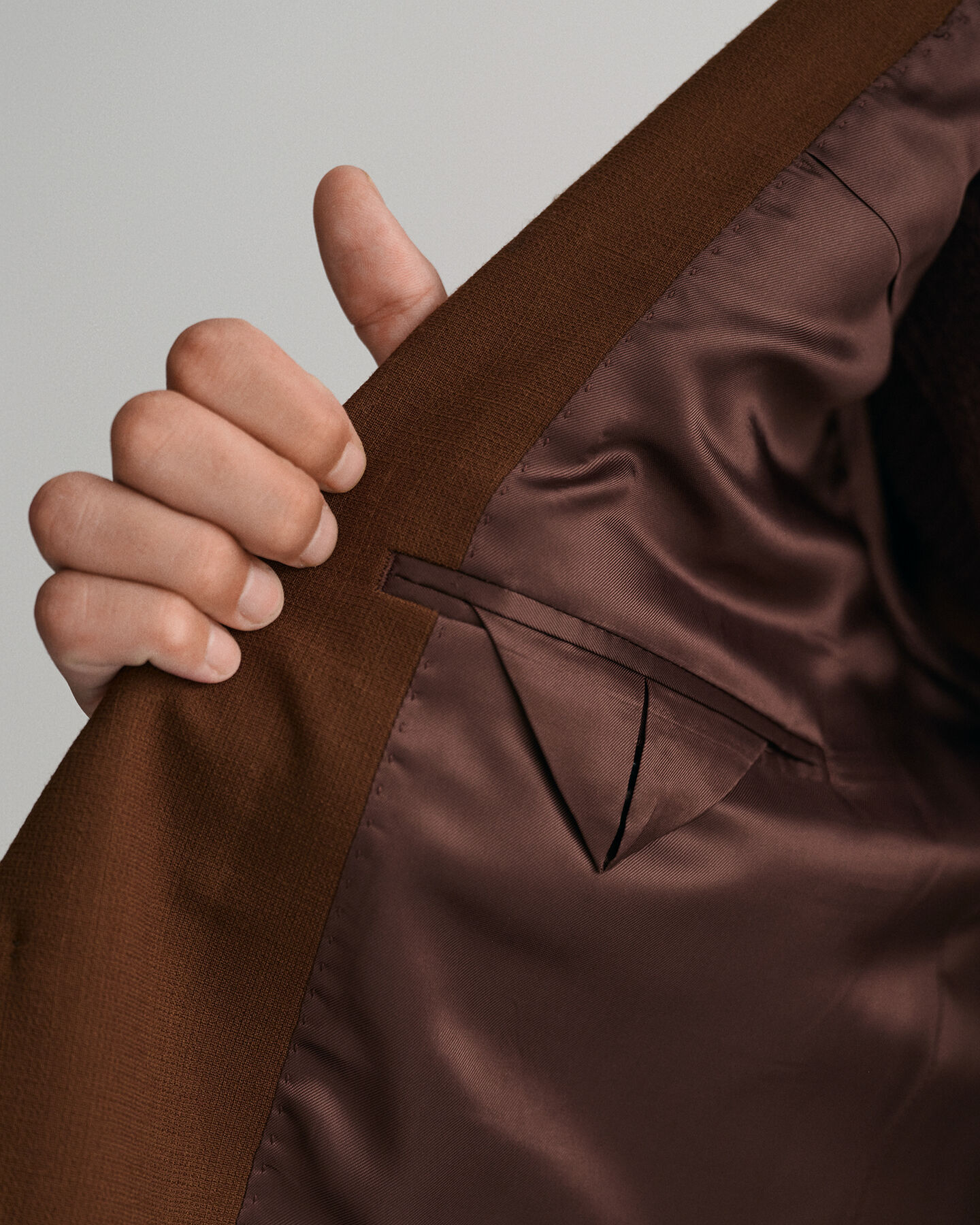 Blazer da abito in crêpe di lana oversize