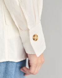 Camicia giacca in misto lino