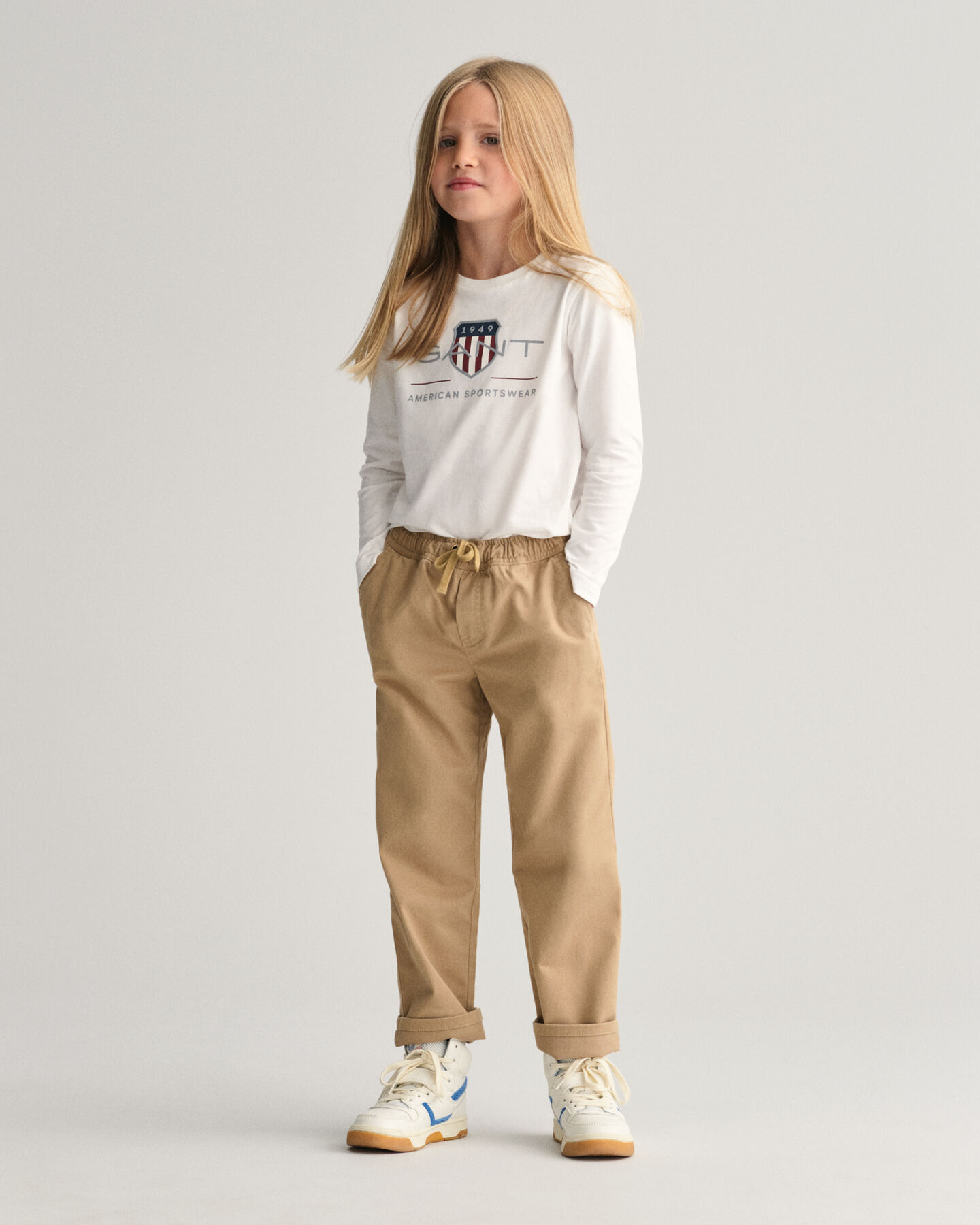 Pantaloni in tessuto pull-on Kids