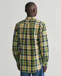 Camicia a quadri grandi in popeline regular fit