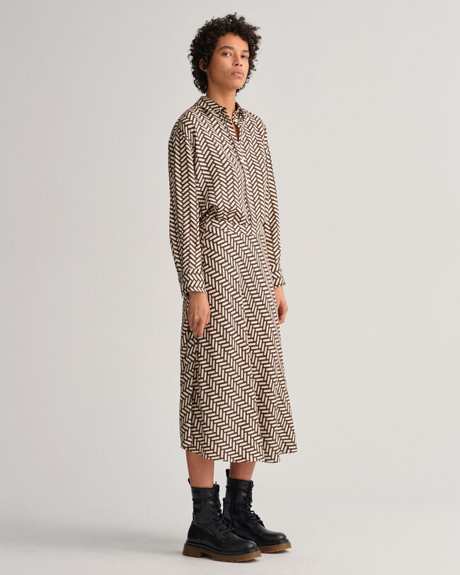 Camicia Geometric relaxed fit