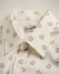 Camicia Western Wrangler x GANT slim in seta