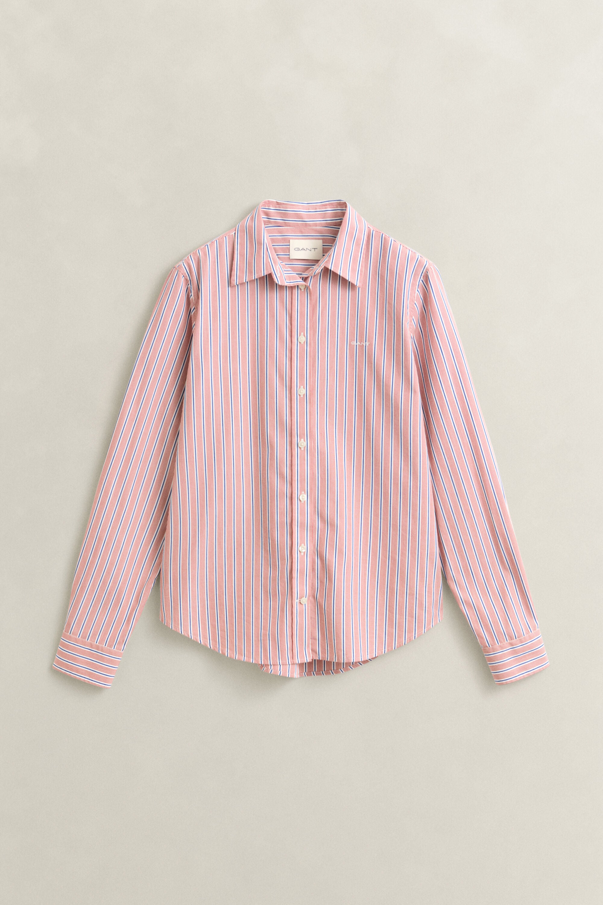 Camicia classica in popeline a righe regular fit