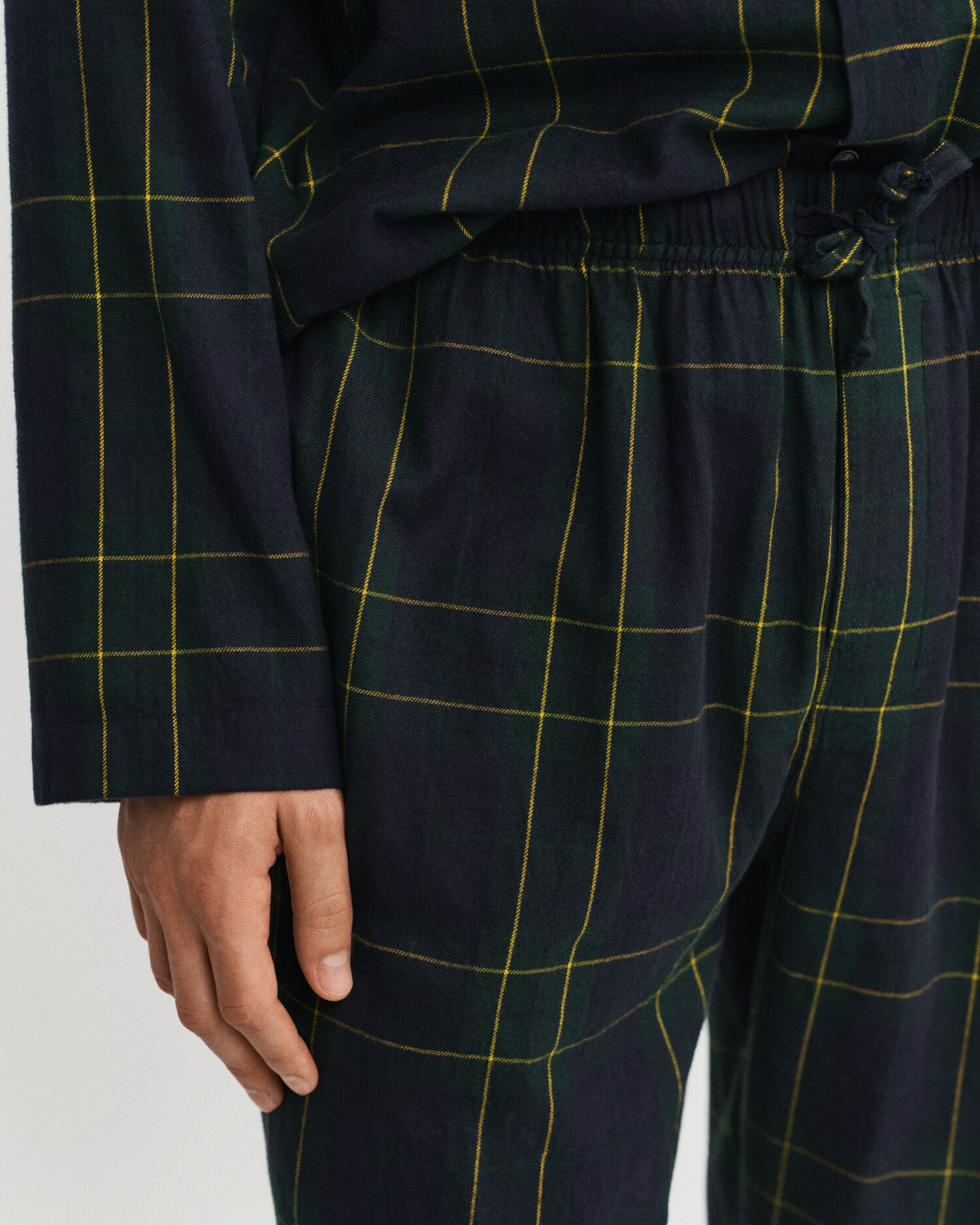 Confezione regalo di pigiama in flanella a quadri