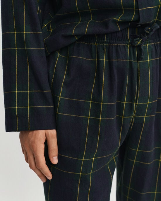 Confezione regalo di pigiama in flanella a quadri