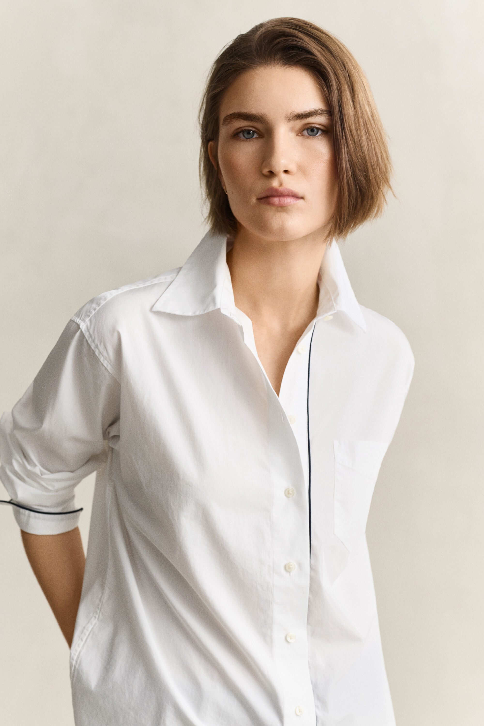Camicia con bordino