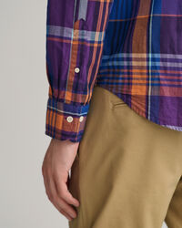 Camicia in madras colorata regular fit