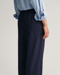 Pantaloni Pull-on in misto lino relaxed fit