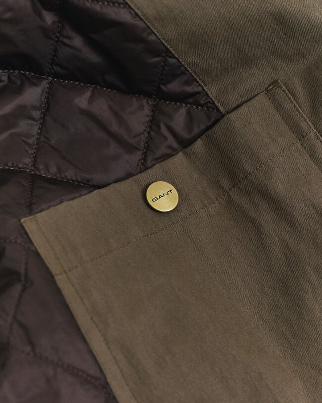 Giacca Barn in cotone cerato