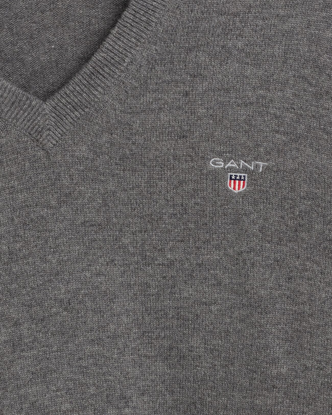 Maglia con scollo a V in lana d'agnello extrafine