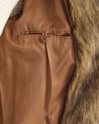 Cappotto in pelliccia sintetica