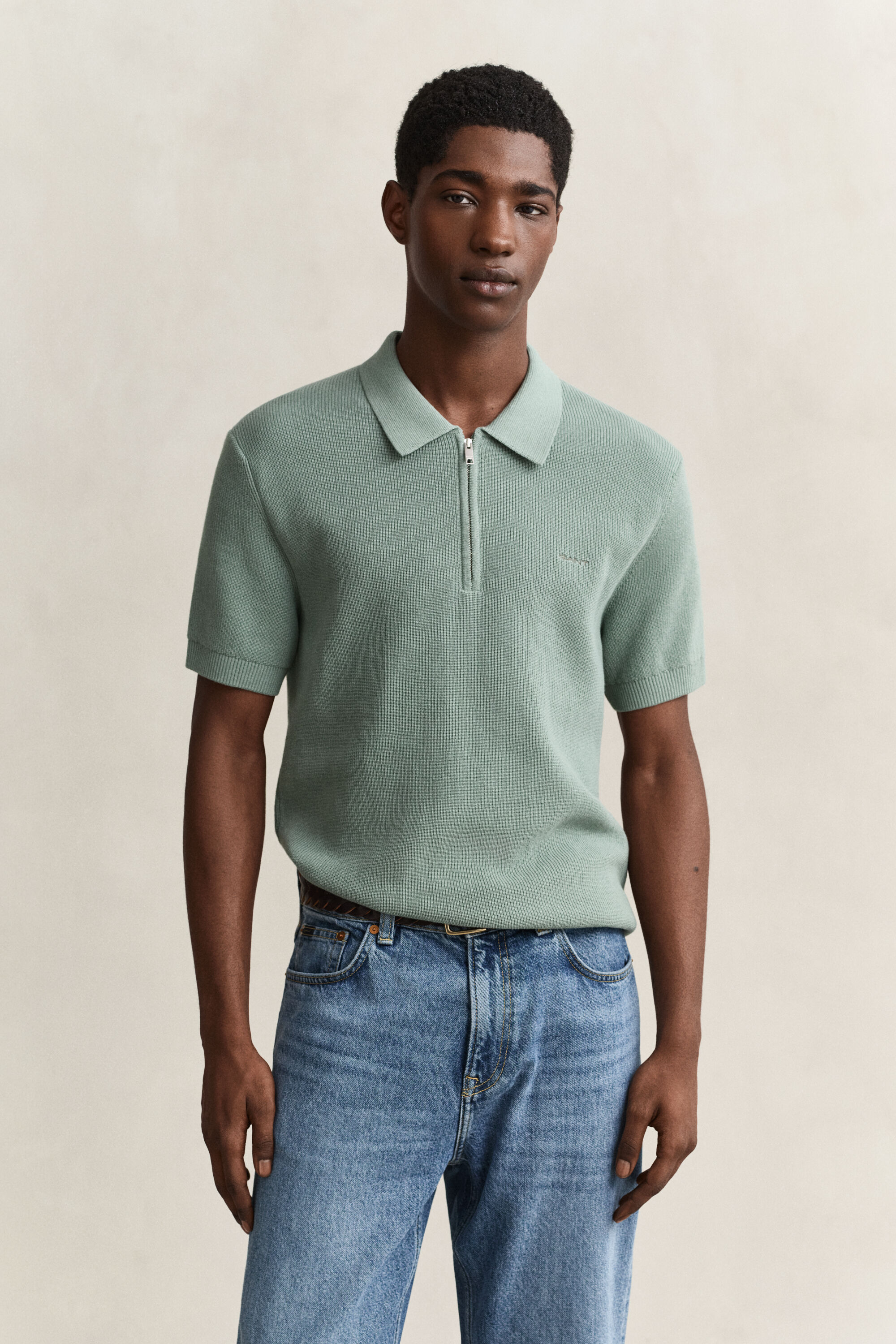 Polo in cotone a coste