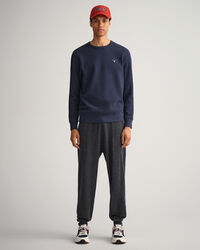 Felpa girocollo Waffle