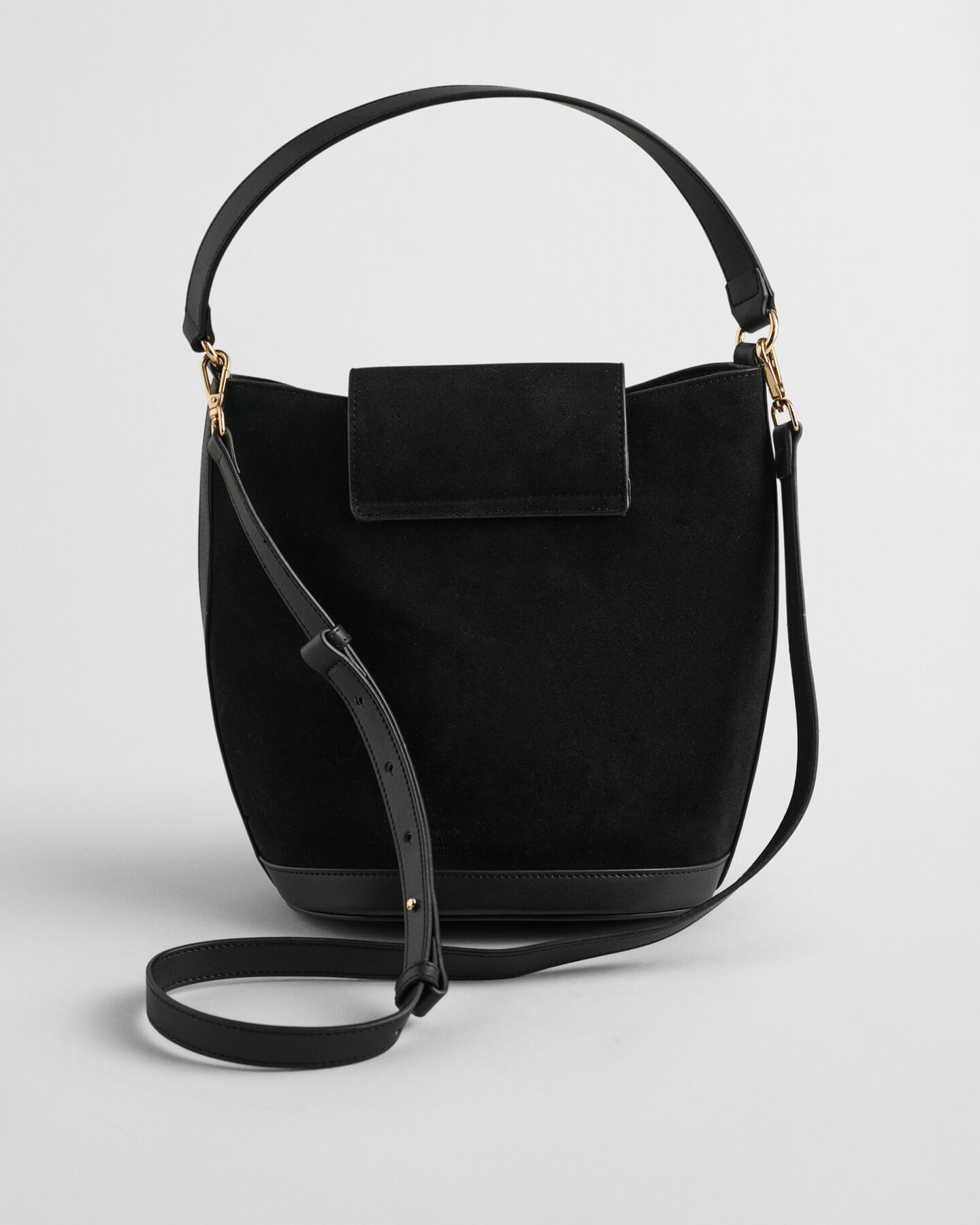 Borsa a secchiello in camoscio