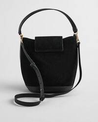 Borsa a secchiello in camoscio