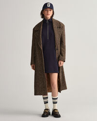 Abito di felpa con zip corta