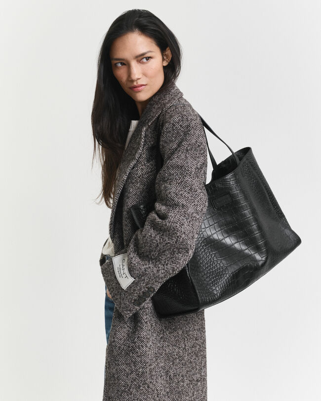 Borsa tote Croco