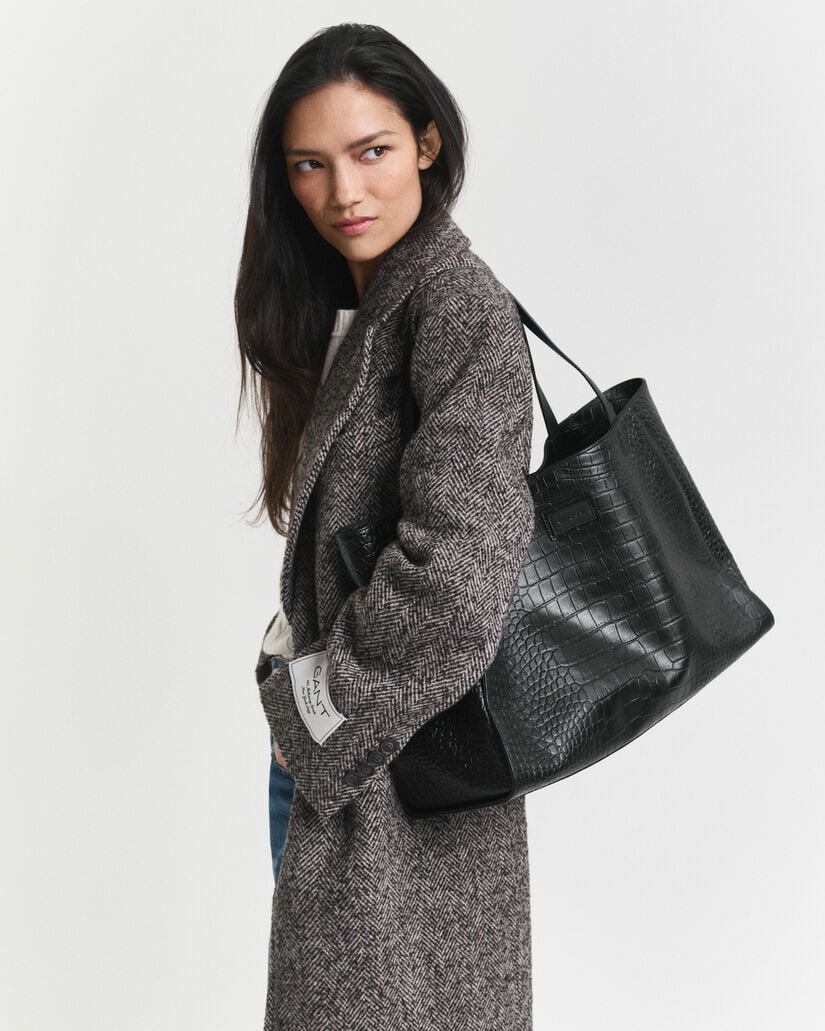 Borsa tote Croco