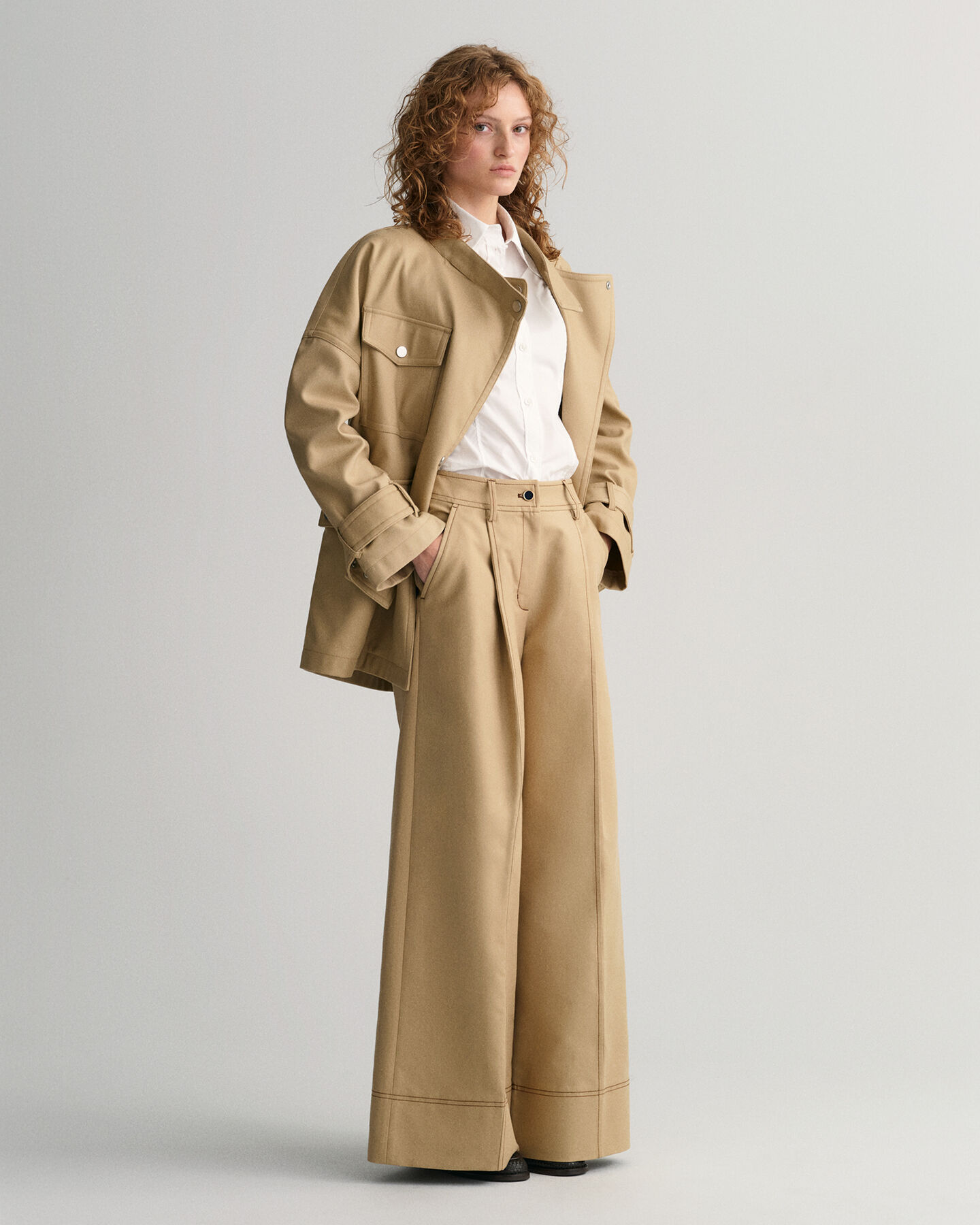 Maglietta con pinces regular fit