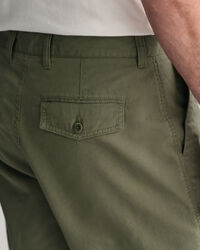 Pantaloncini in lino-cotone regular fit