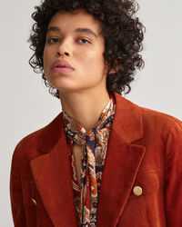 Blazer in velluto a coste slim