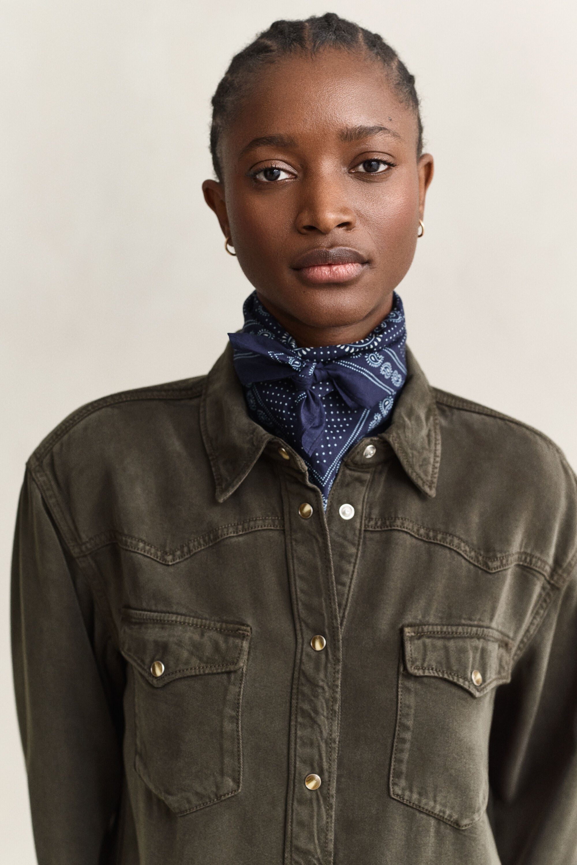 Camicia Ranger in twill di jeans