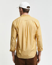 Camicia in popeline a righe regular fit